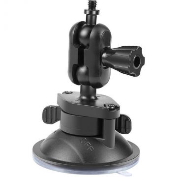 Suport Auto PU544B Compatibil cu Camere Video Sport / Telefoane Negru