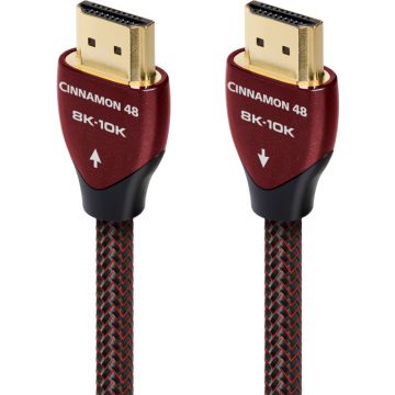 Cablu video Audioquest Cinnamon 48, HDMI Male - HDMI Male, v2.1, 2m, negru-cinnamon