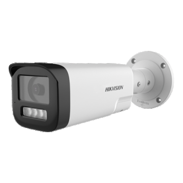 Camera analogHD 4K, lentila 2.8mm, IR 80m, WL 80m, Audio over coaxial - HIKVISION DS-2CE19U0T-LTS-2.8mm