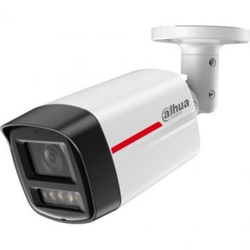 Camera IP Dahua Bullet, 4MP, WizSense, WizColor, lumina calda 50m, lentila 3.6mm, PoE, IP67, IPC-HFW2449TL-S-LED-0360B-PRO