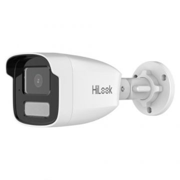 Camera IP de exterior Hikvision HiLook 4K 8MP, Iluminare Duala, IR 50m, Lumina Alba 50m, Microfon, PoE - IPC-B480HA-LU(4mm)
