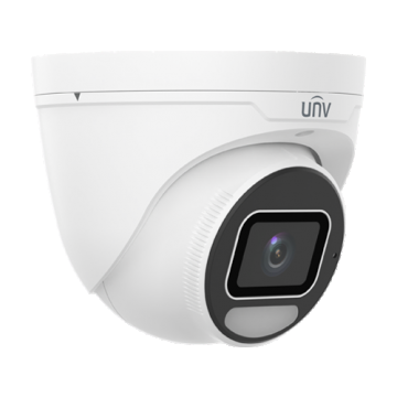 Camera IP Wise-ISP ColorHunter, 8MP, lentila 2.8mm, WL 30m, Alarma, Mic, PoE, Color 24/7, IK10 - UNV IPC3638SE-ADF28K-WP-I1