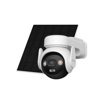 Camera supraveghere cu baterie si panou solar Imou 5MP, 4G+Wi-Fi, sirena si alarma luminoasa, detectie umana, audio, slot microSD, IPC-B7ED-5M0TEA-EU/FSP14
