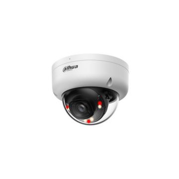 Camera supraveghere dome IP Dahua, 2MP, lentila 2.8mm, Iluminare duala, microfon, PoE, IP67, IK08 - IPC-HDBW1239E1-A-IL-0280B-S6