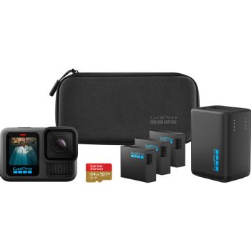 Camera video actiune GoPro HERO13 Black Extended Power Bundle