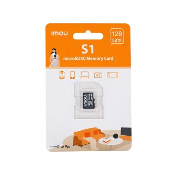 Card MicroSD, 128GB, Clasa 10, citire 95 Mbps, scriere 38 Mbps, IMOU, ST2-128-S1, MICROSD128-IMOU