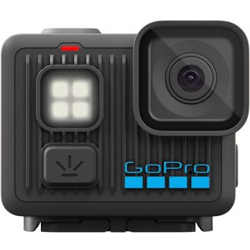 GoPro Camera video de actiune GoPro LIT HERO, 4K60, 12MP, Wi-Fi, Bluetooth, Comenzi vocale, Flash (Negru)
