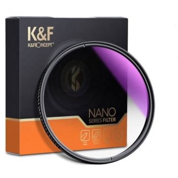 K&F&nbsp;Concept Filtru K&F Concept ND 0.9 (ND8) 55mm Gradient Ultra-Clear KF01.1540 DESIGILAT