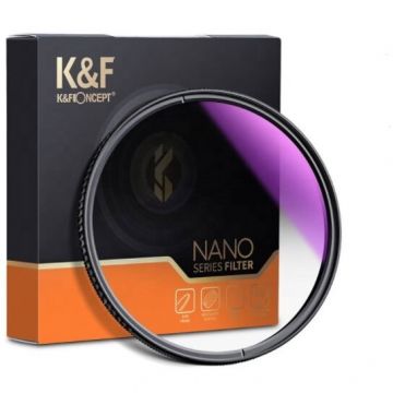 K&F&nbsp;Concept Filtru K&F Concept ND 0.9 (ND8) 58mm Gradient Ultra-Clear KF01.1541