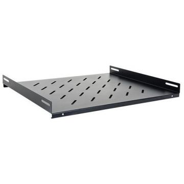 LANBERG Sertar fix pentru dulap, Lanberg, 1U, 465 x 500 mm, 19”, Negru