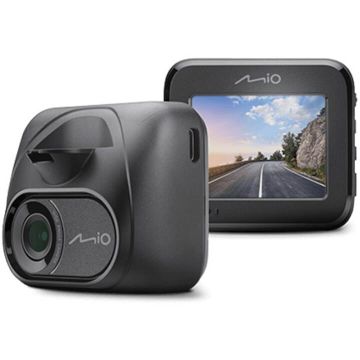 Mio Camera video auto Mio MiVue™ C590, Full HD 1080p , Senzor Sony STARVIS™ CMOS, Alerta medie camera radar fix, Negru