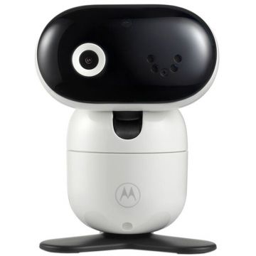 Motorola Video Monitor Digital + Wi-Fi Motorola PIP1010 Connect, pentru bebelusi, Alb-Negru
