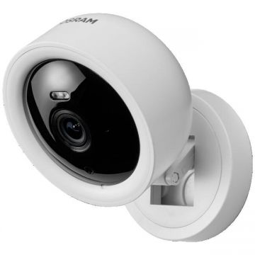 OSRAM Camera de supraveghere fixa Smart+ Wi-Fi (2.4 GHz) OSRAM, 4MP CMOS, 2K QHD, 2560x1440 px, IP20, USB-C 5 V-1 A (adaptor si cablu inclus)