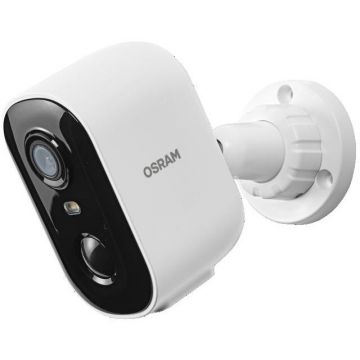 OSRAM Camera de supraveghere Smart+ Wi-Fi (2.4 GHz) OSRAM cu panou solar, 4MP CMOS, 2K QHD, 2560x1440px, IP66m