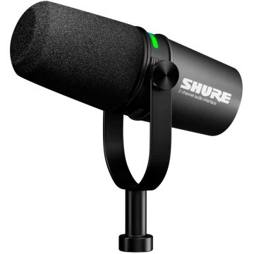Shure Microfon Shure MV7i, negru, 169,5x94x164mm, cu cablu USB tip C, pentru podcasturi