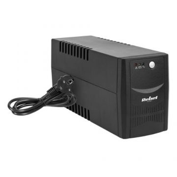 UPS Micropower 600 (600va/360w) Baterie 12V/7 Ah - Rebel KOM0551