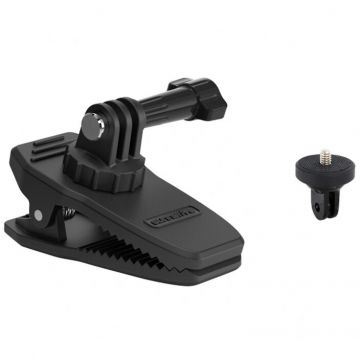 Accesoriu Camera Video Actiune compatibil cu camere video sport, Rotire 360 grade, Inclinare 180 grade, Negru