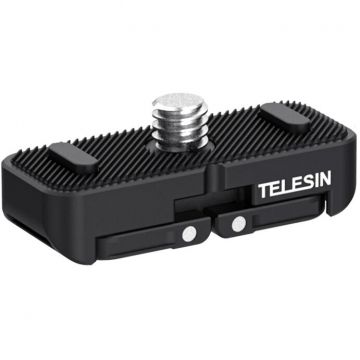 Accesoriu Camera Video Actiune compatibil cu Insta360 X4 / X5, Filet 1/4 inch, 39 x 19 x 14.1 mm, Negru