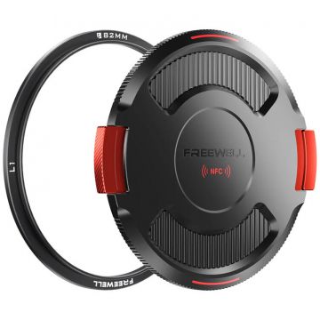 Accesoriu Camera Video Actiune compatibil cu Real Locking VND/CPL, 82mm, Negru