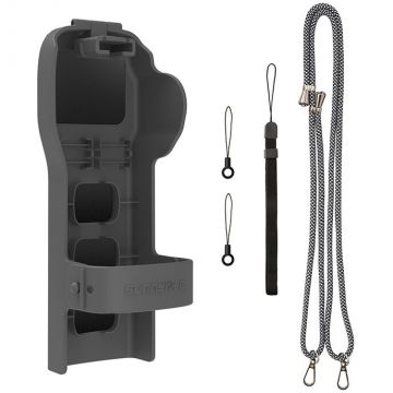 Accesoriu Camera Video Actiune compatibila cu camera DJI Osmo Pocket 3, Lanyard si curea incluse, Gri
