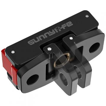 Accesoriu Camera Video Actiune compatibila cu DJI Osmo Action 2/3/4/5 Pro, Negru