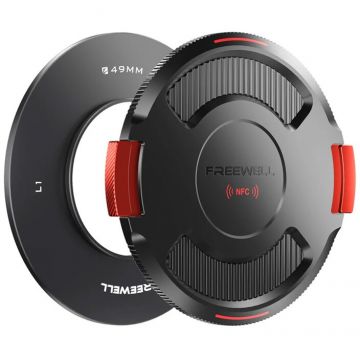 Accesoriu Camera Video Actiune compatibile cu Real Locking VND/CPL, 49mm, Negru