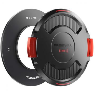 Accesoriu Camera Video Actiune compatibile cu Real Locking VND/CPL, 52mm, Negru