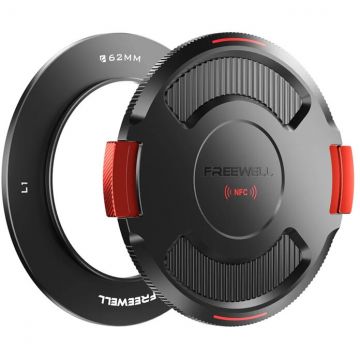 Accesoriu Camera Video Actiune compatibile cu Real Locking VND/CPL, 62mm, Negru