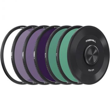 Accesoriu Camera Video Actiune M2 Series ND8/ND64/ND1000/CPL/UV pentru camera foto/video, 82mm, Negru