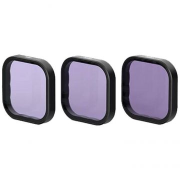 Accesoriu Camera Video Actiune ND8/16/32 compatibil cu GoPro Hero 13, Negru