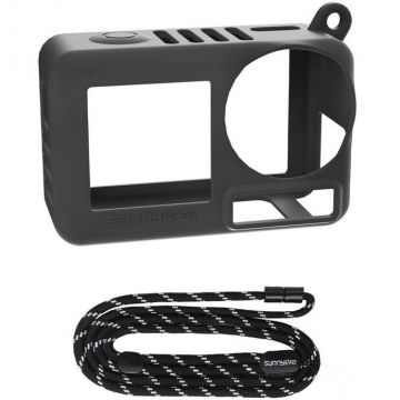 Accesoriu Camera Video Actiune OA5-BHT885, curea inclusa, compatibila cu camera DJI Osmo Action 5 Pro, Negru