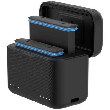 Accesoriu Camera Video Actiune pentru acumulatoarele Insta360 X3, Negru