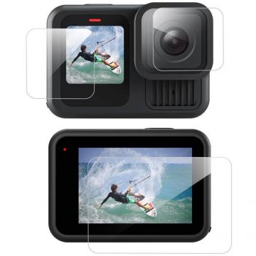 Accesoriu Camera Video Actiune pentru camera video sport GoPro Hero 13 Black, Sticla securizata, Transparent