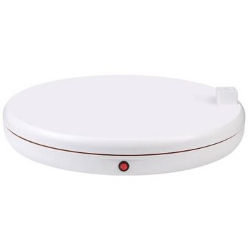 Accesoriu Camera Video Actiune pentru poze, filmulete sau expunere produse, Diametru 45 cm, Greutate maxima 100 kg, cu priza incorporata, telecomanda inclusa, Alb