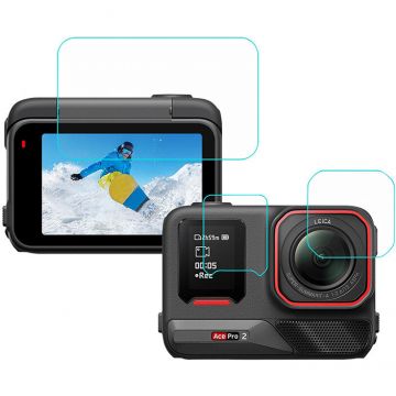 Accesoriu Camera Video Actiune PU711T pentru camera video sport Insta360 Ace Pro 2, Transparent