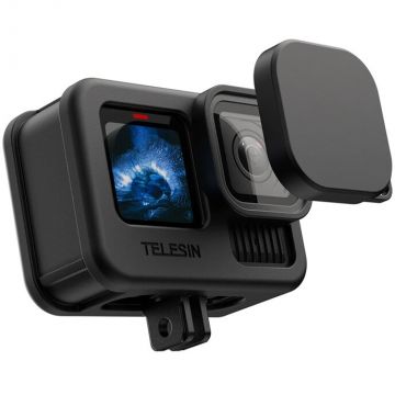 Accesoriu Camera Video Actiune Silicon Case 2.0 pentru camera video GoPro HERO 13 / 12 / 11 Negru