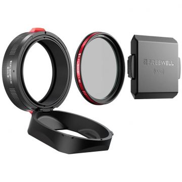 Accesoriu Camera Video Actiune Sunshield compatibil cu FUJI X100, Filtru CPL/Black Mist 49mm incorporat, Negru