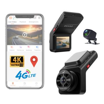 Camera Auto DVR iSEN K26, Negru, 4G LTE, 2   IPS, 4K Ultra HD, Unghi de Vizualizare 140   130  , Hotspot Wi-Fi, Comunicare Bidirectionala, GPS, ADAS, BSD, G-Sensor, Monitorizare Parcare 24H