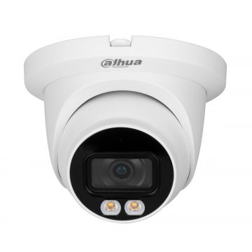 Camera de interior, Dahua, Full-Color, 2MP, lentila 2.8 mm, LED alb 30m, microfon, IPC-HDW3249TM-AS-LED