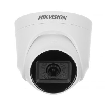 Camera dome 4 in 1, 2 MP Full HD, lentila 2.8mm, audio, IR 30 de metri, Hikvision DS-2CE76D0T-ITMFS