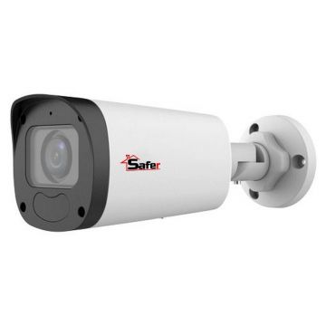 Camera IP de exterior, 2MP Full HD, IR 50m, Lentila varifocala motorizata, PoE, MicroSD, Microfon, Safer SAF-IPCBM2MP50VMZ