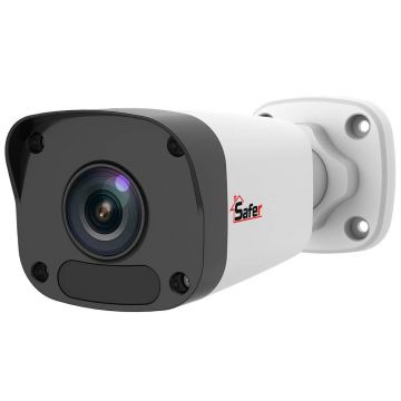 Camera IP de exterior, 4MP, 2.8mm, IR 30m, Poe, Safer, SAF-IPCBM4MP30-28