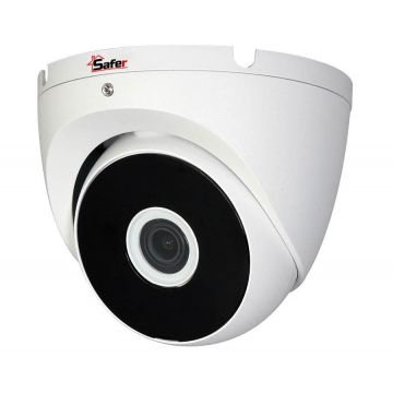 Camera supraveghere, Dome, FULL HD, lentila 2.8 mm, IR 20 metri, Safer SAF-DM2MP20F28(C)