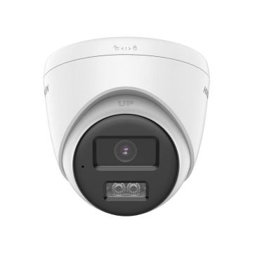 Camera supraveghere dome HikVision DS-2CE78D0T-LTS, 2 MP, 2.8 mm, IR / lumina alba 40 m, microfon, difuzor