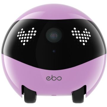 Camera supraveghere EBO AIR 2 cu camera de supraveghere pentru interior, 2K, 2304 x 1296, 2450 mAh, Aplicatie dedicata, Roz