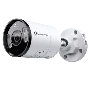 Camera supraveghere exterior IP cu iluminare duala TP-Link VIGI Full Color INSIGHT S385, 8 MP, 4 mm, IR/lumina alba 30 m, microfon si difuzor, slot card, detectie smart, analizare om/vehicul, PoE