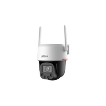 Camera supraveghere exterior IP Dome PT rotativa WiFi 6 Dahua P5F-PV-PRO, 5 MP, 3.6 mm, 2.4 GHz, lumina alba 30 m, alarma vizuala si audio, auto tracking, slot card, microfon si difuzor