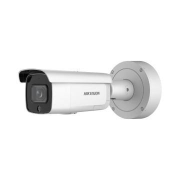 Camera supraveghere exterior IP Hikvision AcuSense DarkFighter DS-2CD2686G2-IZSU/SL(2.8-12MM)(C), 8 MP, 2.8 - 12 mm, motorizata, IR 60 m, microfon/difuzor, slot card, PoE, lumina stroboscopica, protectie perimetrala