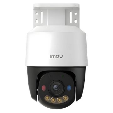 Camera supraveghere rotativa IP Speed Dome PT Imou PS7FP Active Deterrence IPC-PS7FP-5M0, 5 MP, 3.6 mm, IR 30 m, smart night vision, microfon si difuzor, slot card, sirena, lumina avertizare, always on record, auto tracking, PoE