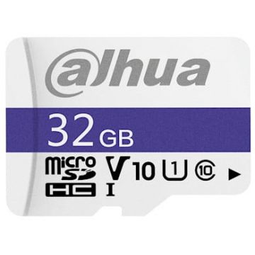 Card de memorie pentru stocare video Micro SD 32GB Clasa 10 Dahua TF-C100/32GB